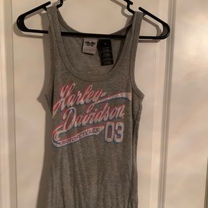 Gray/Pink Harley Davidson Tank